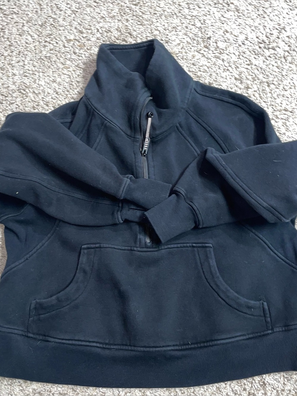 Lululemon scuba oversized half zip funnel neck